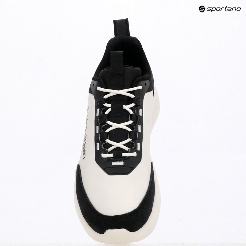 Încălțăminte pentru bărbați Calvin Klein HM0HM02342 Light Eva Runn Essential Laceup Nylon Suede black/bright white 9