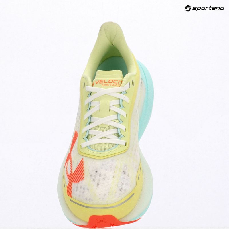 Încălțăminte de alergare pentru bărbați Under Armour Velociti Distance white/stone/white 9