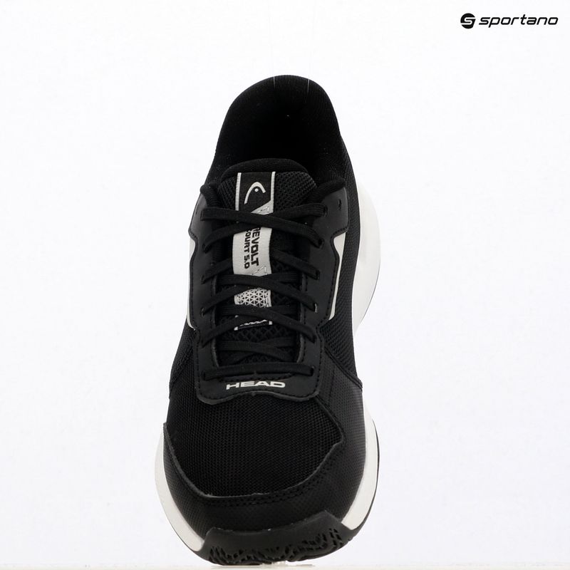 Încălțăminte de tenis pentru femei HEAD Revolt Court 5.0 W black/white 12