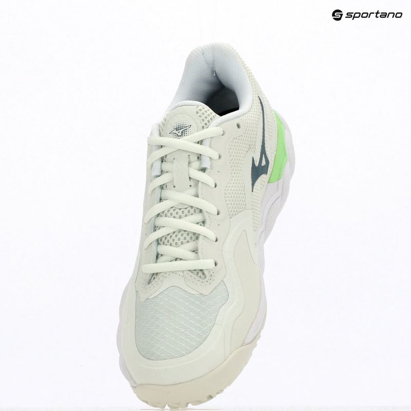 Încălțăminte de padel pentru femei Mizuno Wave Enforce Court Padel phantom green/white/glowing ap 9