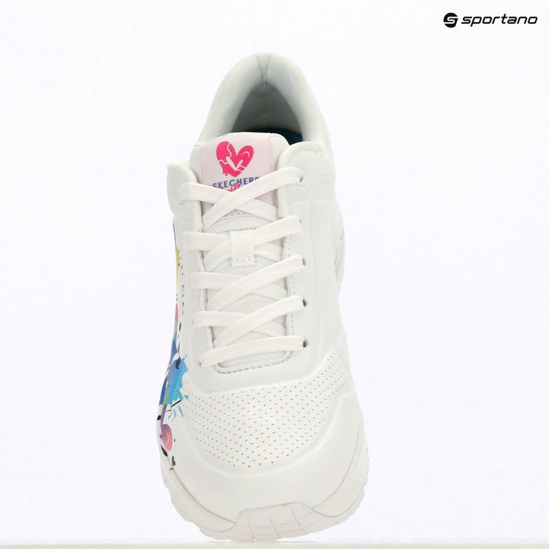 Încălțăminte pentru femei SKECHERS Uno Open Your Heart white 9