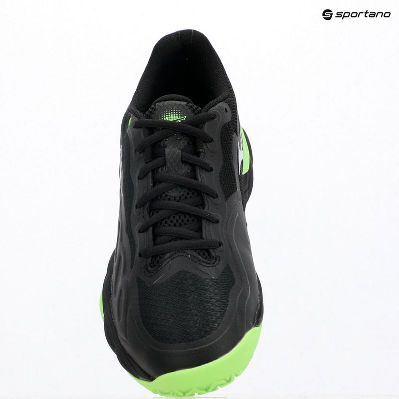 Încălțăminte de padel Mizuno Wave Enforce Court Padel black/foliage green/glowing ap 9