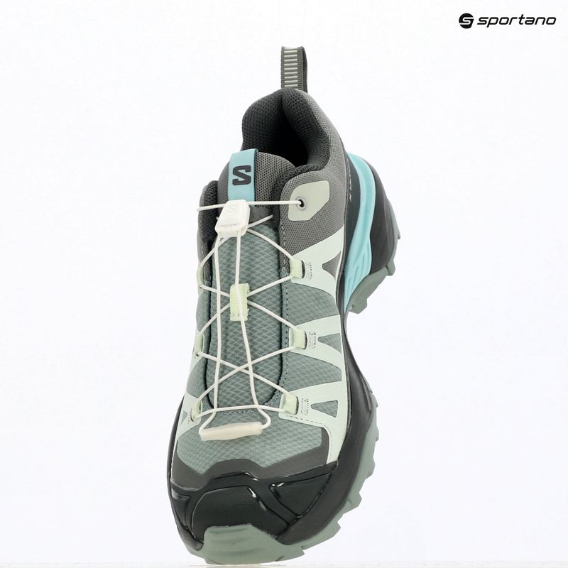 Încălțăminte de trekking pentru femei Salomon X Ultra 360 green milieu/urban chic/clearly aqua 18