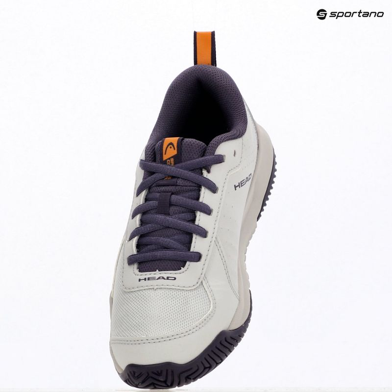 Încălțăminte de tenis pentru copii HEAD Sprint Court 4.0 light grey/purple 10