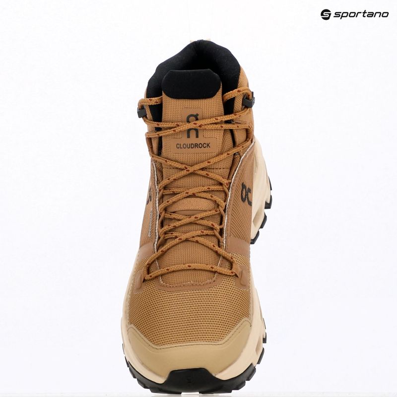 Încălțăminte pentru femei On Cloudrock Mid Waterproof sphinx/sand 9