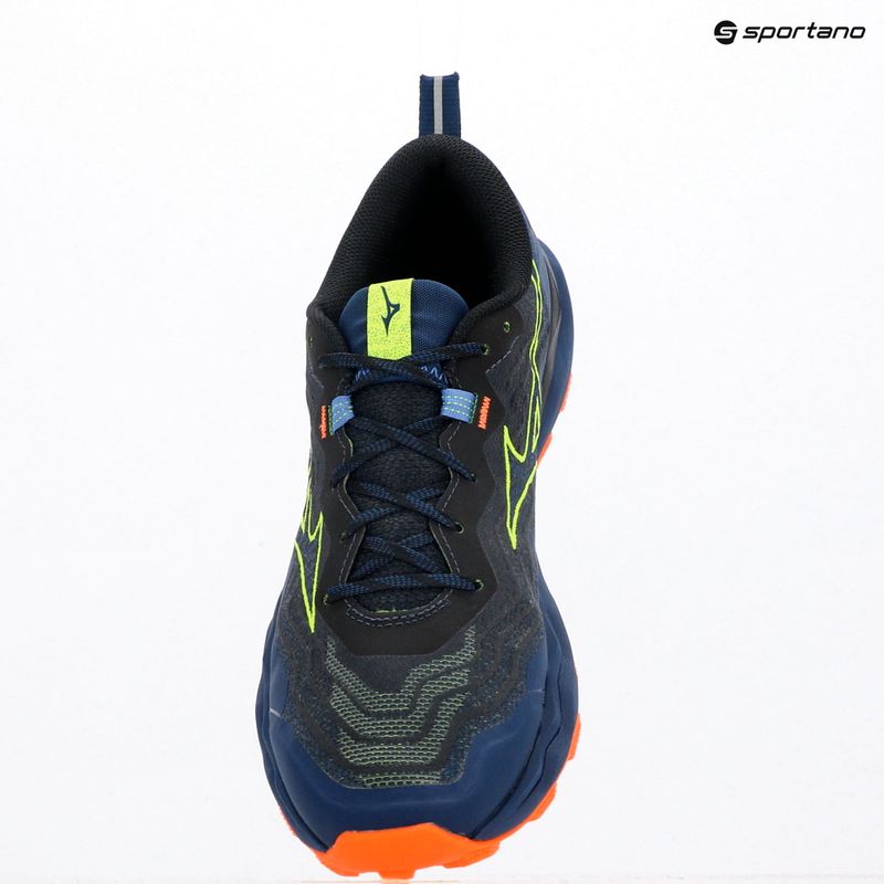 Încălțăminte de alergare pentru bărbați Mizuno Wave Daichi 9 estate blue/lightning yellow 4