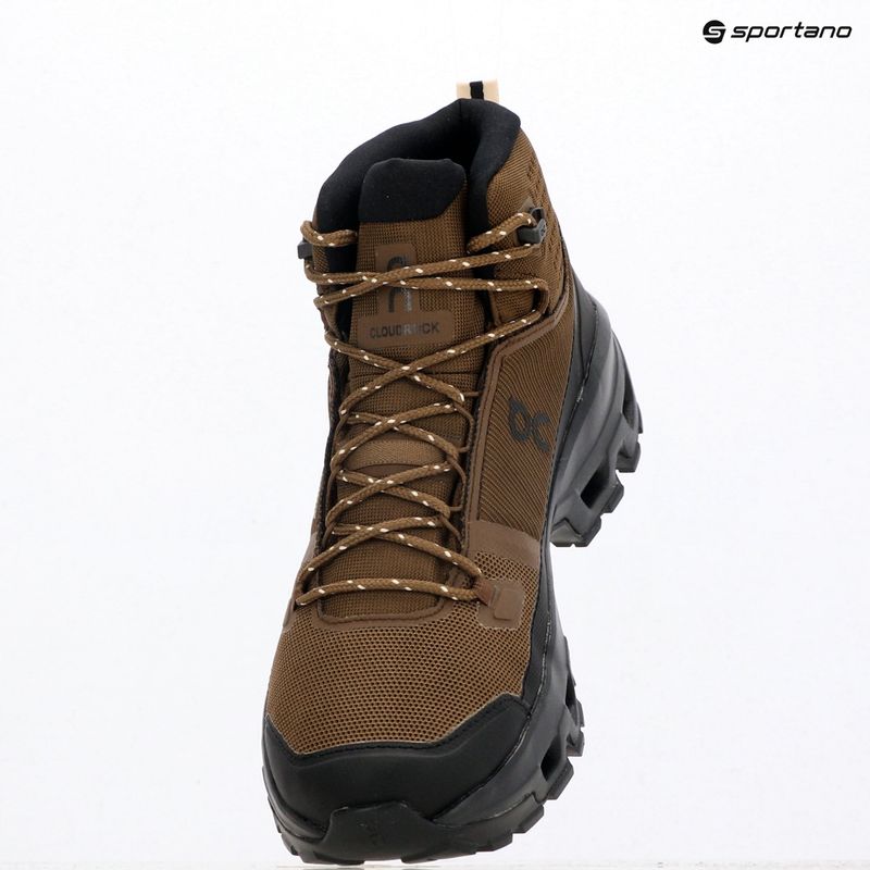 Încălțăminte de trekking pentru bărbați On Cloudrock Mid Waterproof earth/black 3