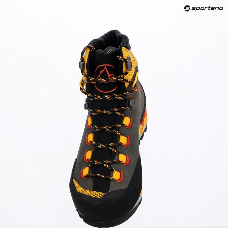 Încălțăminte de munte pentru bărbați La Sportiva Trango Tech Leather GTX black/yellow 9