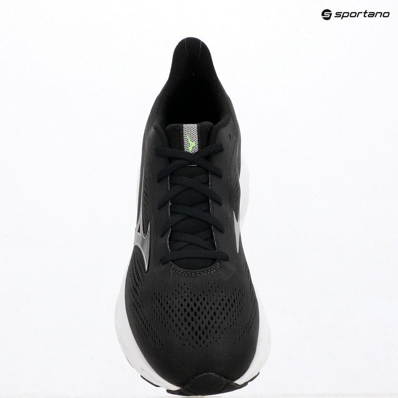 Încălțăminte de alergare pentru bărbați Mizuno Wave Serene 2 black/silver/glowing apple 3