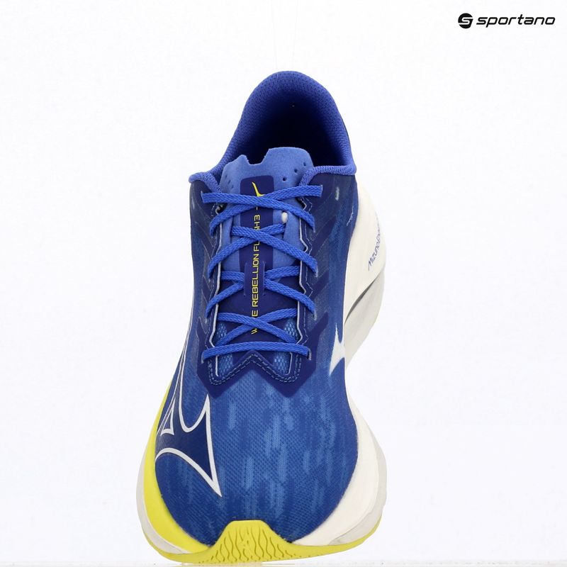Încălțăminte de alergare pentru bărbați Mizuno Wave Rebellion Flash 3 dazzling blue/surf the web/fortune yellow 4