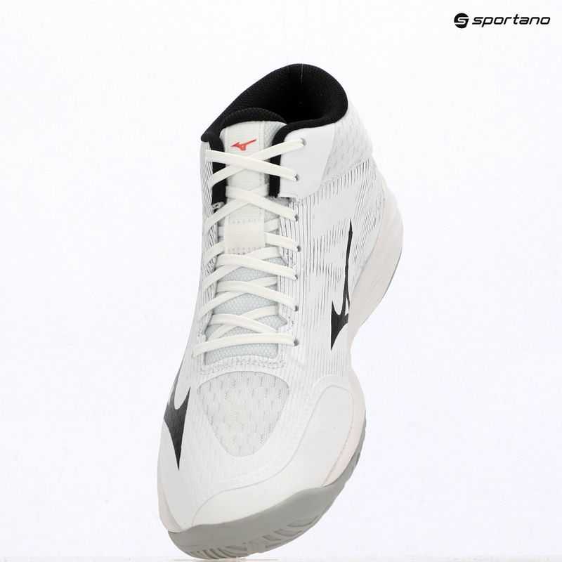 Încălțăminte de volei Mizuno Lightning Select Mid white/black/fiery red 4