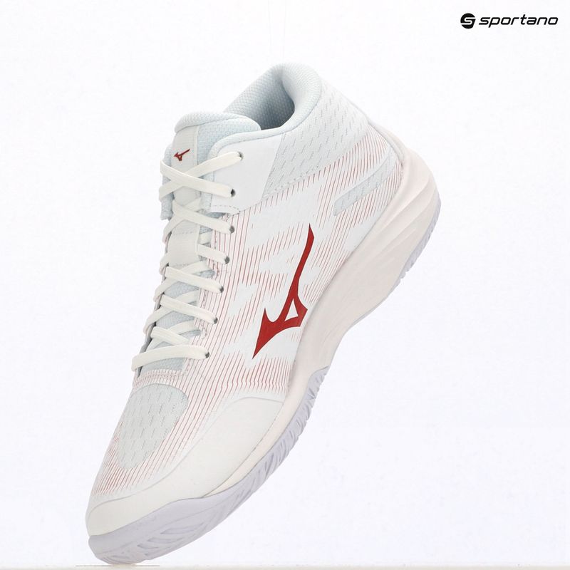 Încălțăminte de volei pentru femei Mizuno Lightning Select Mid white/rose elegance/lava falls 4