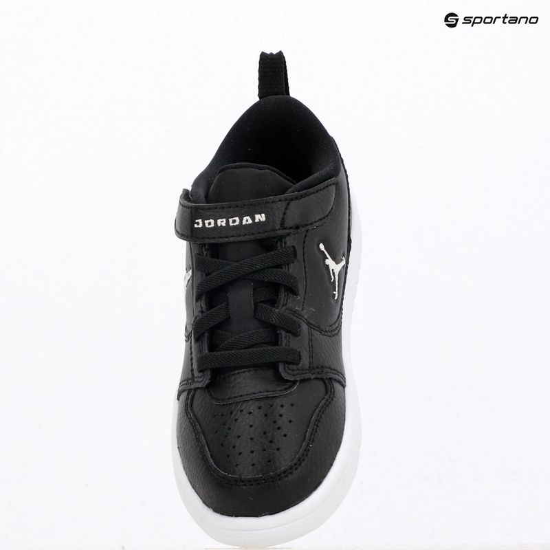 Încălțăminte pentru copii Nike Jordan Court Connect Low black/white 6