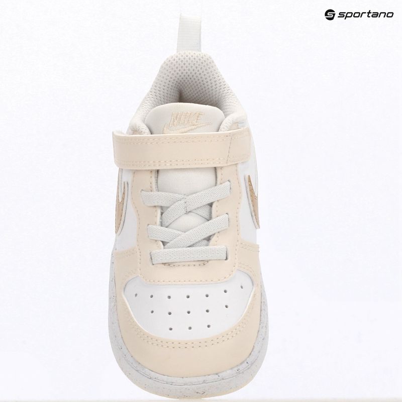 Încălțăminte pentru copii Nike Court Borough Low white/chalk/white/shimmer 6