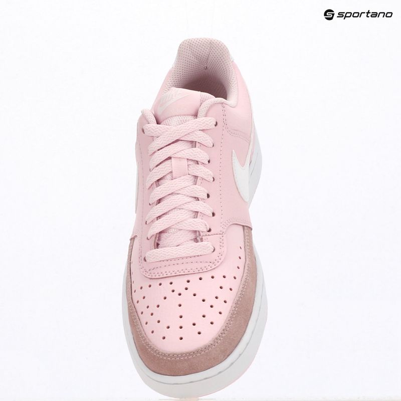 Încălțăminte pentru femei Nike Court Vision Low Suede pink foam/white 6