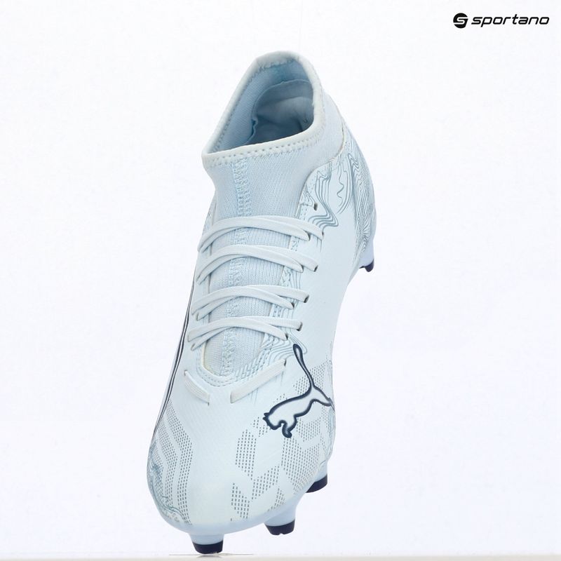 Încălțăminte de fotbal PUMA Ultra 6 Play+ FG/AG icy blue/puma white/blue jewel 11