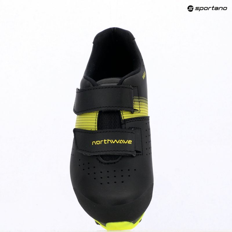 Încălțăminte de ciclism pentru copii MTB Northwave Hammer Junior black/yellow fluo 5