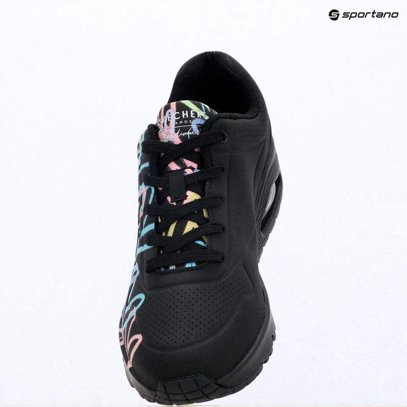 Încălțăminte pentru femei SKECHERS JGoldcrown Uno Spread The Love black 11