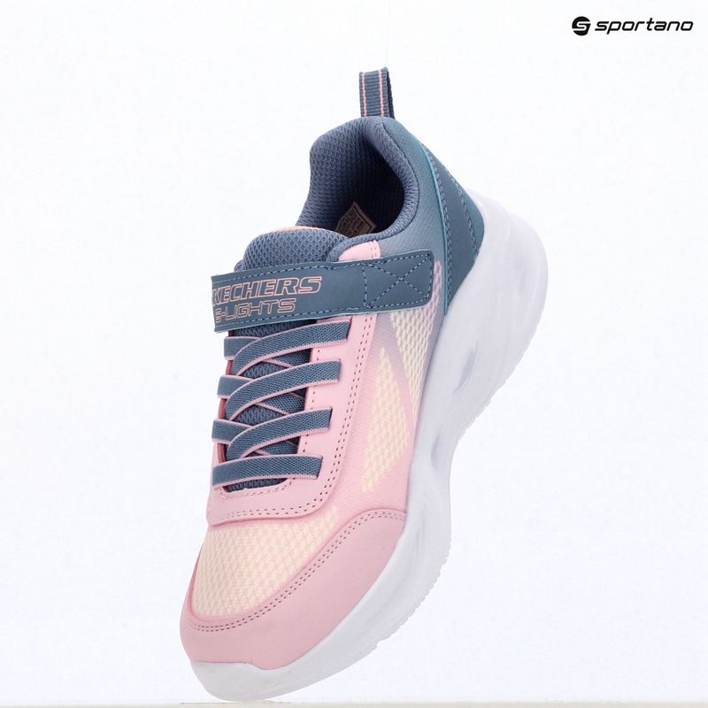 Încălțăminte pentru copii SKECHERS Sola Glow Ombre Deluxe gray 12
