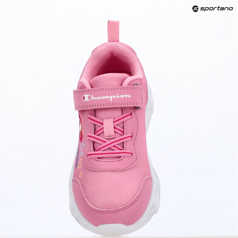 Încălțăminte pentru copii Champion Funfair Print G PS Low Cut blue burgundy/flash/fluorescent pink 10