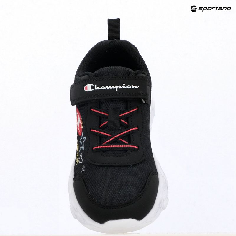 Încălțăminte pentru copii Champion Funfair Print G PS Low Cut new black/fluorescent pink/imperial light blue 10