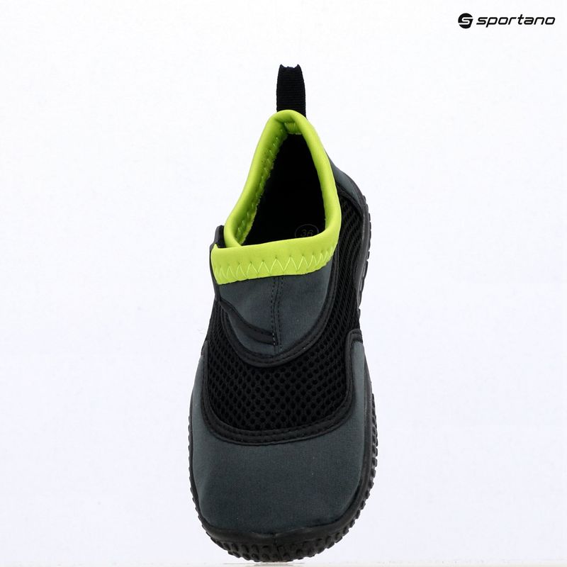Încălțăminte de apă arena Watershoes dark grey/lime 6