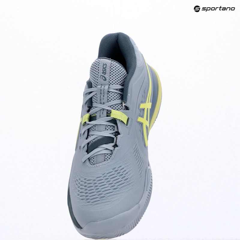 Încălțăminte de tenis pentru bărbați ASICS Gel-Resolution X Clay grey blue/pistachio 9
