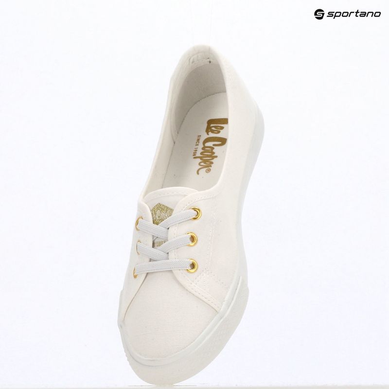 Încălțăminte pentru femei Lee Cooper LCW-26-02-4045LA white/gold 11
