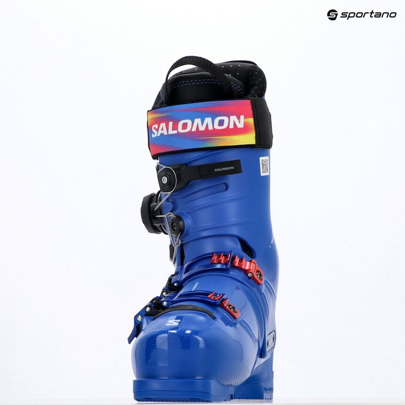 Clăpari de schi pentru bărbați Salomon S/Pro Alpha C BOA 130 race blue/white/equipe red 11