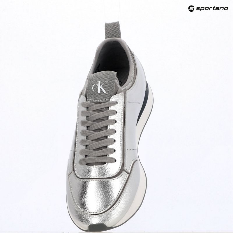 Încălțăminte pentru femei Calvin Klein HW0HW03287 Retro Runner Metallic silver 9