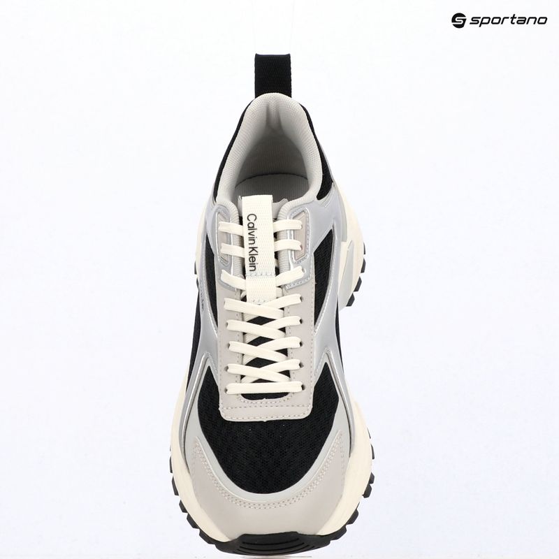 Încălțăminte pentru femei Calvin Klein HW0HW03140 Hike Run Stripe Mesh Met black/silver/light grey 9