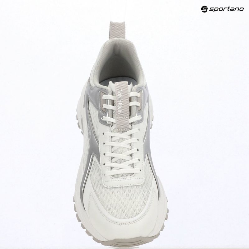 Încălțăminte pentru bărbați Calvin Klein HM0HM02341 Hike Runner Stripe Met Mix bright white/silver/light grey 9