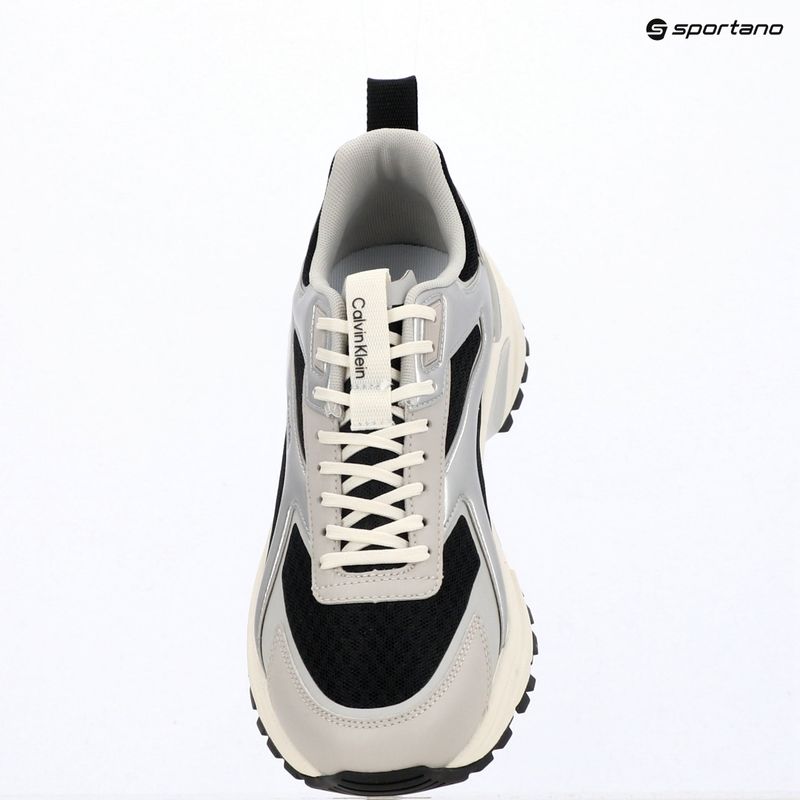 Încălțăminte pentru bărbați Calvin Klein HM0HM02341 Hike Runner Stripe Met Mix black/silver/light grey 9