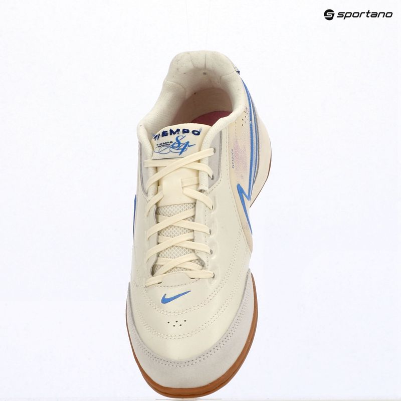 Încălțăminte de fotbal pentru bărbați Nike Tiempo Streetgato PRM IC coconut milk/gum medium brown/blue crystal 11