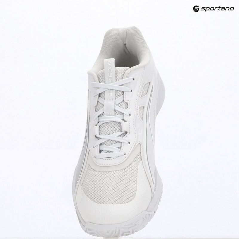 Încălțăminte de handbal PUMA Accelerate Pro 4 puma white/puma silver 9