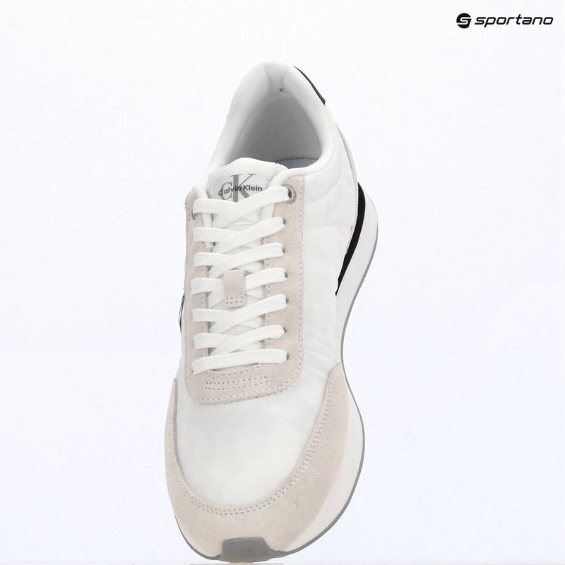 Încălțăminte pentru femei Calvin Klein YW0YW01990 Retro Runner Lace Up Nylon MG bright white/black 9