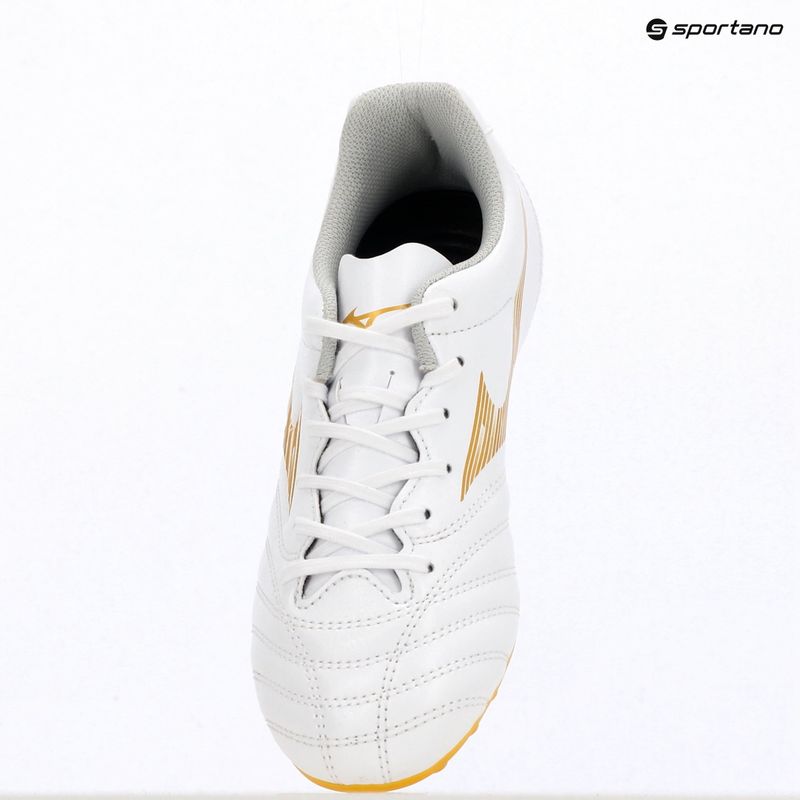 Încălțăminte de fotbal pentru copii Mizuno Monarcida Neo III Select AG white/mp gold 11
