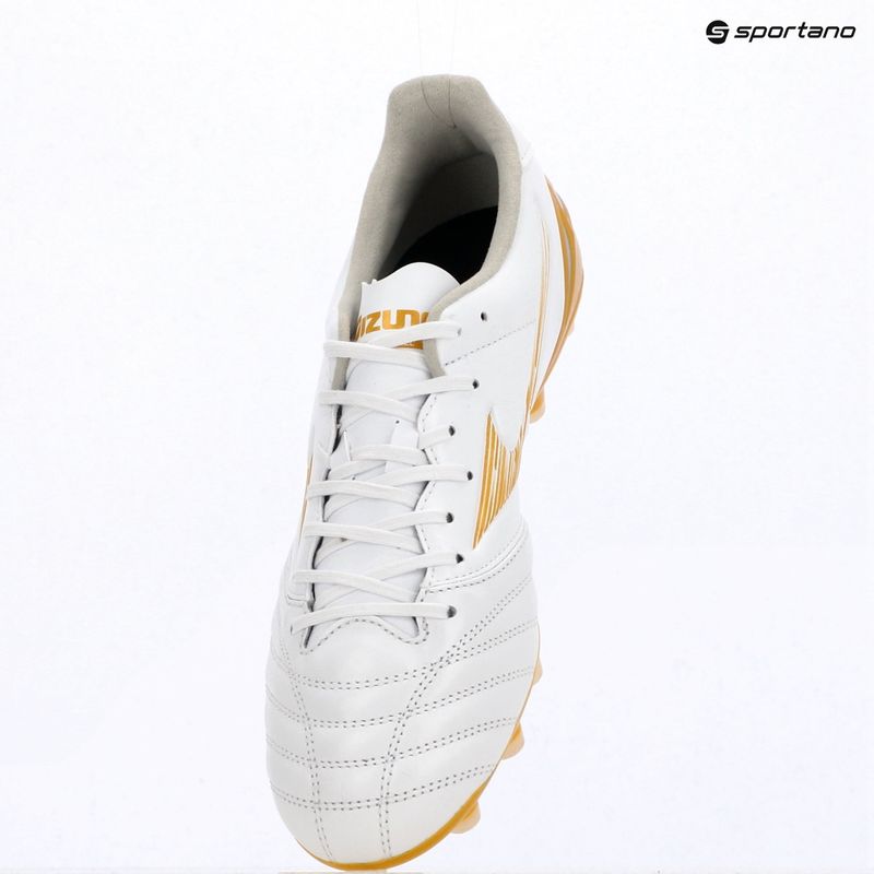 Încălțăminte de fotbal Mizuno Morelia Neo IV Pro FG white/mp gold/cool gray 3c 12
