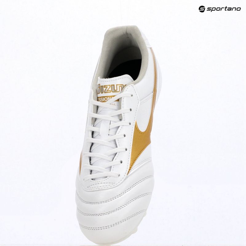Încălțăminte de fotbal Mizuno Morelia II Pro FG white/football gold/galaxy silver 12