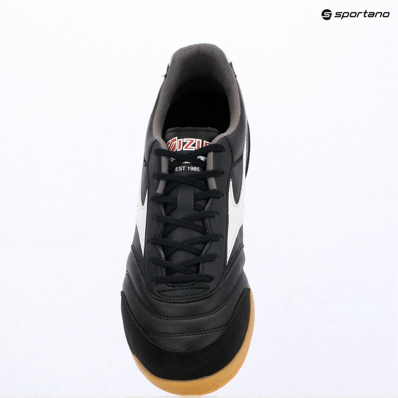 Încălțăminte de fotbal Mizuno Morelia Sala Pro IN black/white/chinese red 15