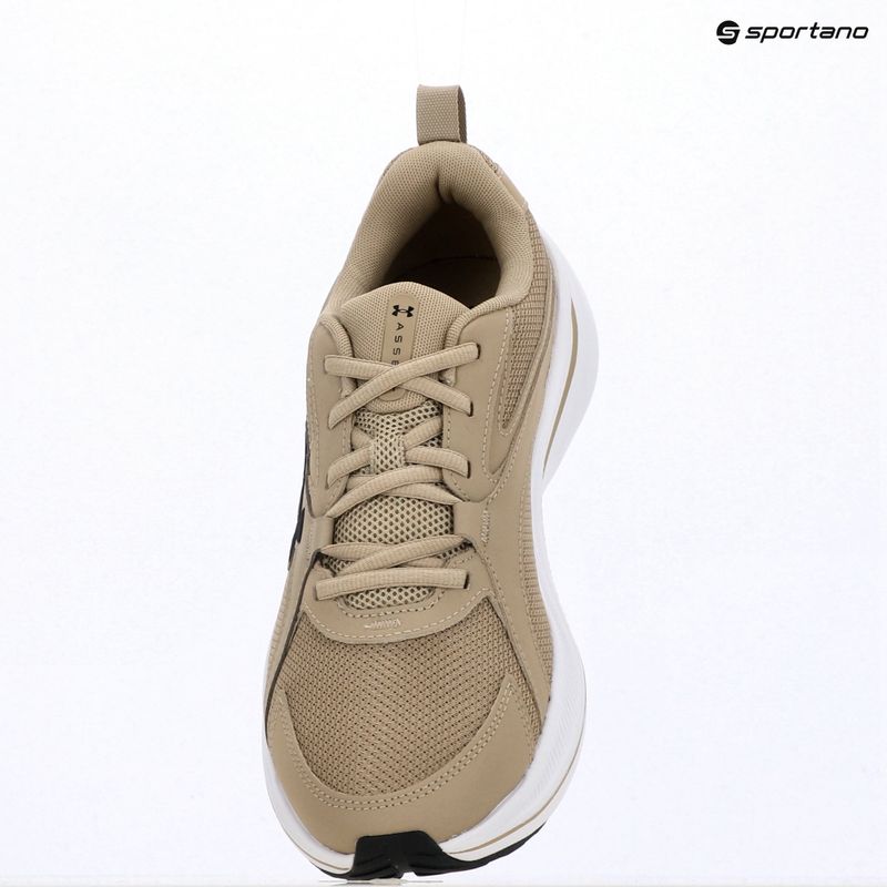 Pantofi de alergare bărbați Under Armour Assert 11 city khaki/summit white/summit white 9