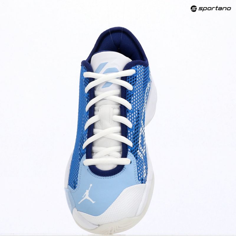 Încălțăminte de baschet pentru bărbați Jordan Luka 77 white/signal blue/psychic blue 12