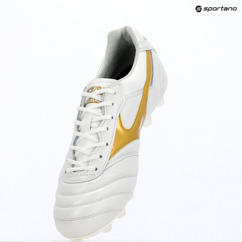 Încălțăminte de fotbal Mizuno Morelia II Japan FG white/football gold/galaxy silver 12