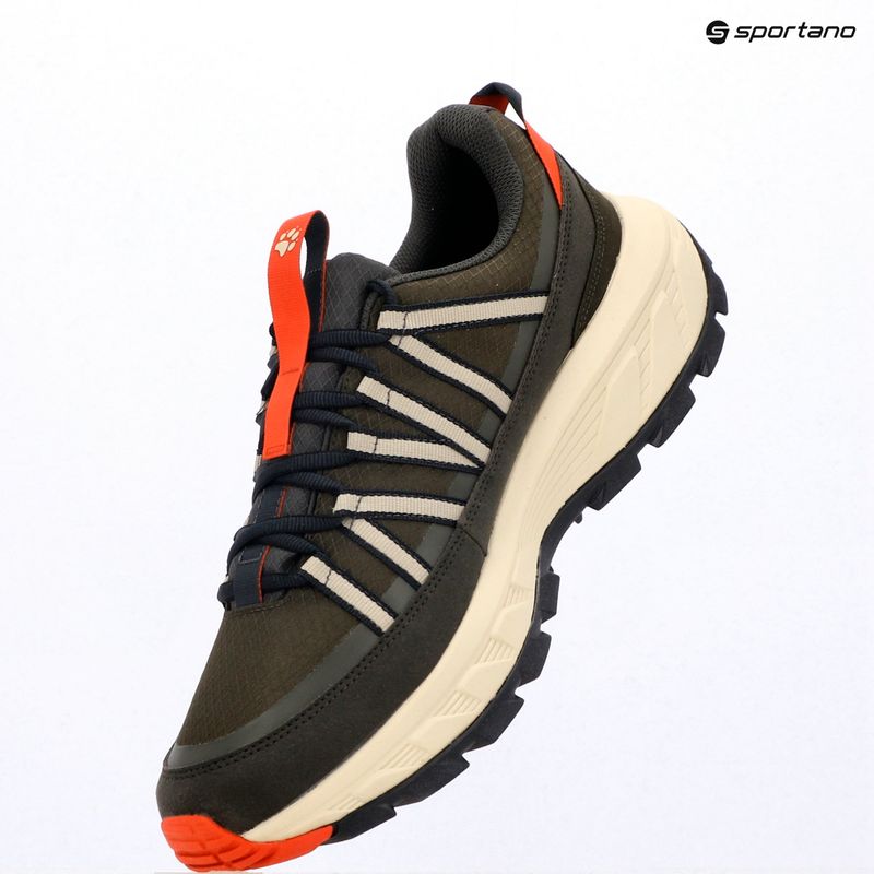 Încălțăminte de drumeție pentru bărbați Jack Wolfskin Wild Hike Texapore Low obsidian moss 17