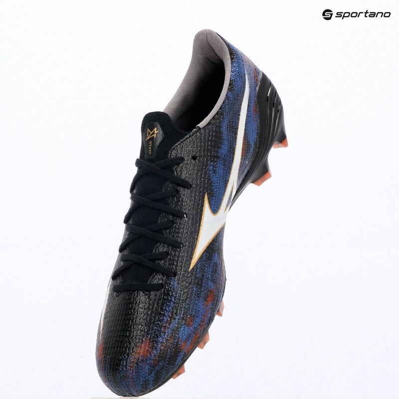 Încălțăminte de fotbal Mizuno Alpha III Japan FG black/ancient water 12