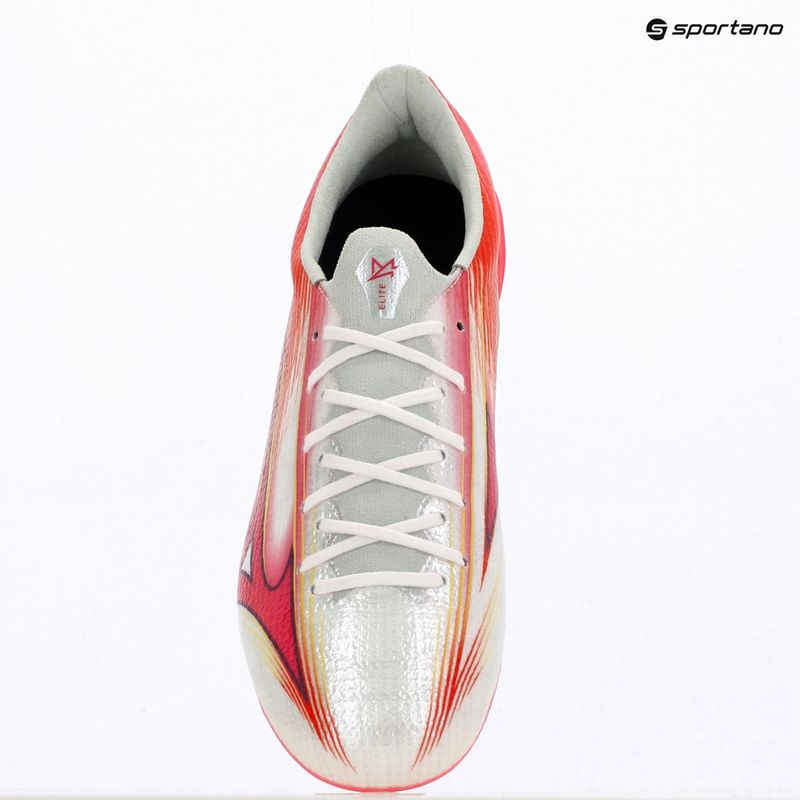 Încălțăminte de fotbal Mizuno Alfa III Elite AG white/fuchsia purple 12