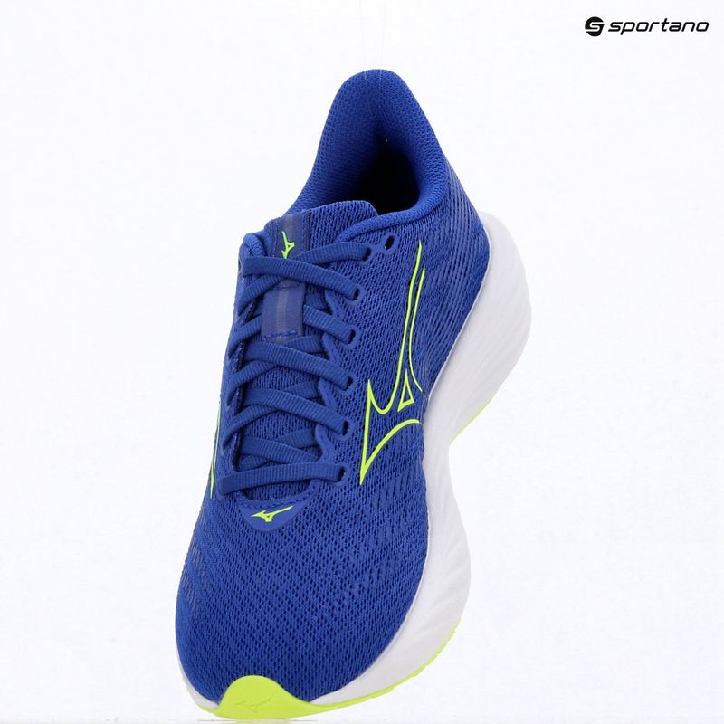 Încălțăminte de alergare pentru copii Mizuno Enerzy Rider Jr surf the web/lightning yellow 9