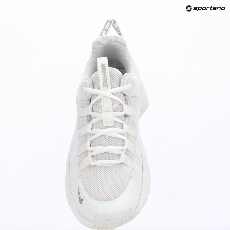 Încălțăminte de antrenament pentru femei Nike Free Metcon 7 white/white/metallic silver 18