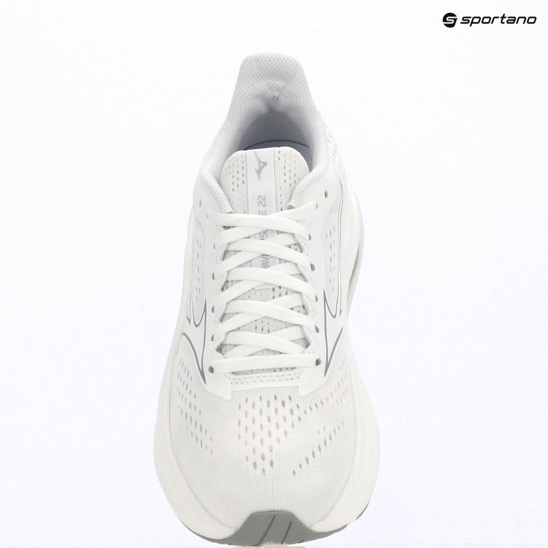 Încălțăminte de alergare pentru femei Mizuno Wave Inspire 22 white/white/harbor mist 9