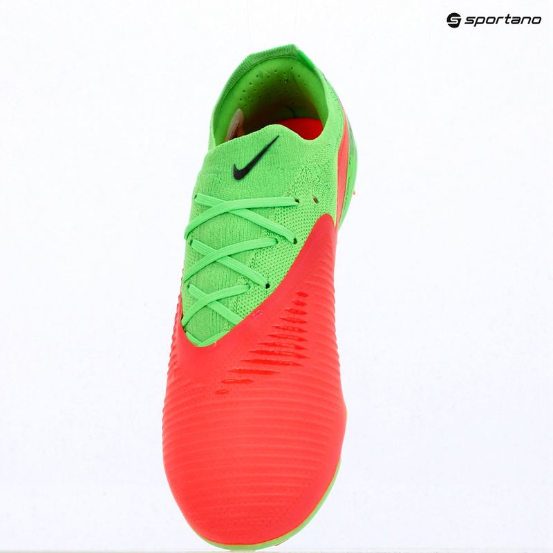 Încălțăminte de fotbal pentru bărbați Nike Phantom 6 Low Pro Erling Haaland FG hot punch/green strike/black 15